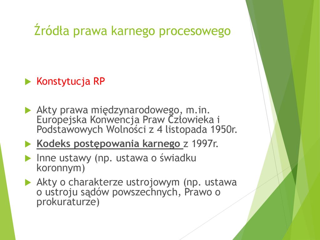 Podstawy Procesu Karnego Ppt Pobierz